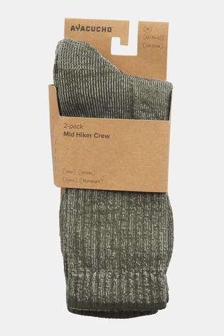 Wandelsokken Mid Hiker Crew 2-Pack