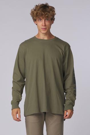 T-Shirt Dearborn Relaxed Ls Sleeve Logo T-Shirt
