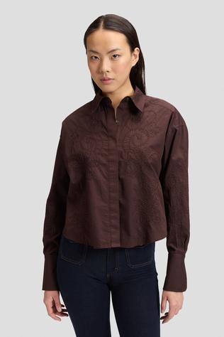 Hemd Cuffed Shirt Chocolate Torte