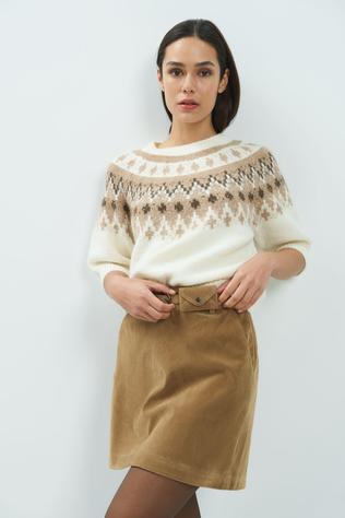 Trui Sweater With Nordic Jacquard Print