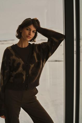 Cardigan Knitted Caridgan Batwing Sleeves