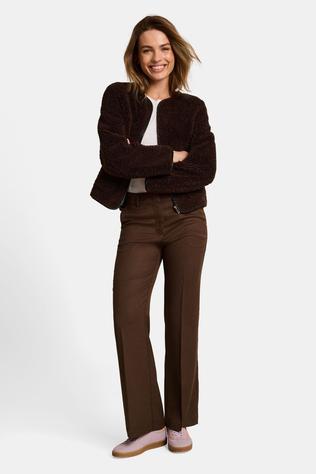 Broek Melange Wool Kick Flare
