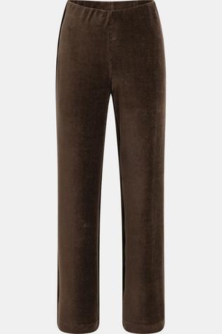 Broek Jersey Rib Velours Wide Leg Trousers