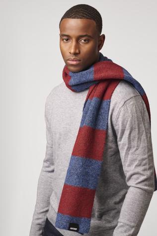 Sjaal Striped Colorblock Scarf