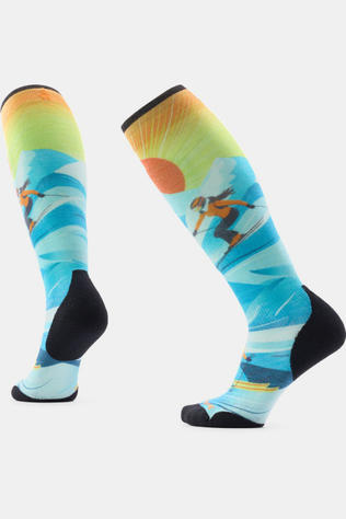 Chaussettes De Ski Women'S Ski Targeted Cushion Steep Days Print Otc