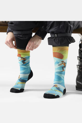 Chaussettes De Ski Women'S Ski Targeted Cushion Steep Days Print Otc