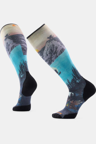 Chaussettes De Ski Ski Targeted Cushion Winter Phase Print