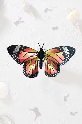 Huis Accessoire 3D Puzzle Small Monarch Butterfly