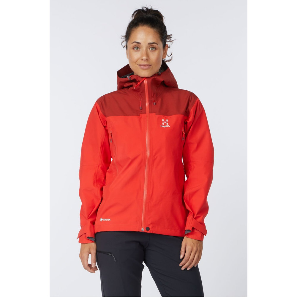 Veste Technique Femme Haglöfs Critus - Gore-Tex Imperméable Et Respirant - Taille L - Occasion Très Bon état