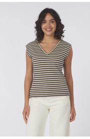 T-Shirt Double V Beebop Stripe