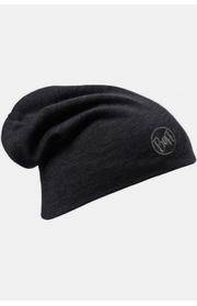 Bonnet Merino Wool Thermal Solid Black