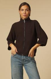 Cardigan New Bubble Structure Zip