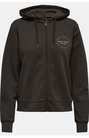 Cardigan Onpcava Hood Fz Ls Loose Brush Swt