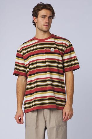 T-Shirt Wild Pine Texture Stripe T-Shirt