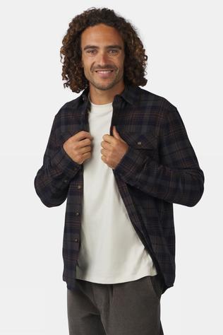 Chemise Ember Heavy Flannel Check Shirt Ls M