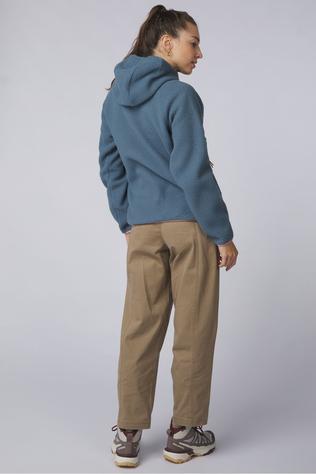 Fleece Home Full Zip Recycled Hooded Sherpa Fleece