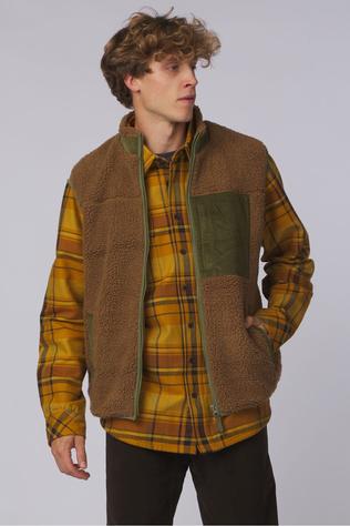 Gilet Trekker Recycled Deep Pile Sherpa Vest