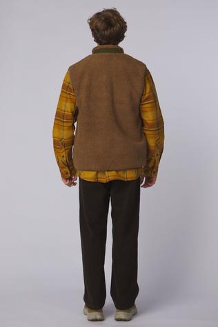 Gilet Trekker Recycled Deep Pile Sherpa Vest