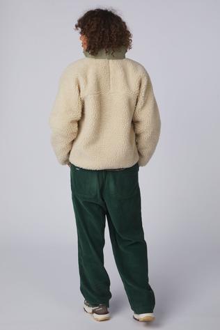 Patagonia Polaire W'S Classic Retro-X Jkt Dark Natural W/River Rock Green