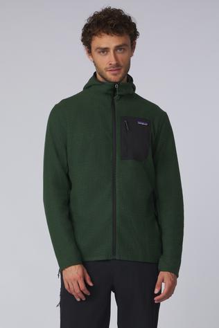 Patagonia Fleece M'S R1 Air Full-Zip Hoody Treeline Green