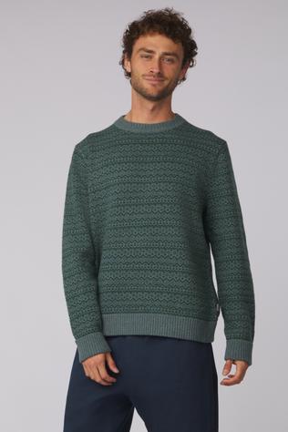 Patagonia Pull Recycled Wool Snow Squail: Blue Sage
