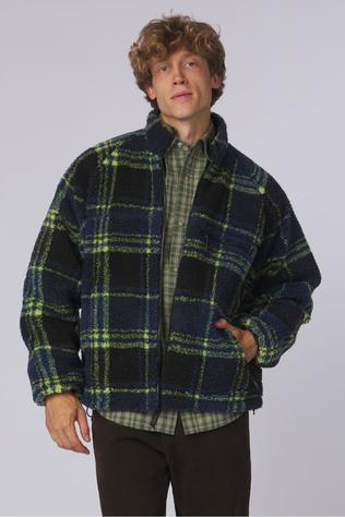 Polaire Reversible Sherpa Plaid Jacket