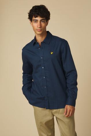 Hemd Herringbone Flannel Shirt Legacy