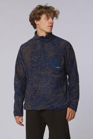 Kavu Trui Teannaway Pullover Blue Water Topo