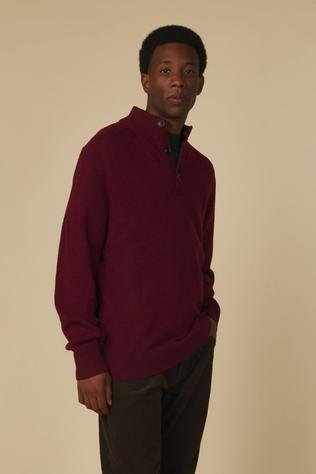 Trui Briggs Half Button Knit Countrywear