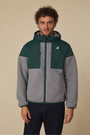 K-Way Veste Samson 4.0 Orsetto Green Dk Jungle - Grey Fros