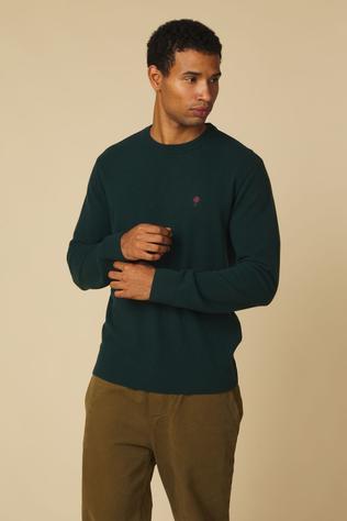 Faguo Pull Marly Knitwear Knit dark green