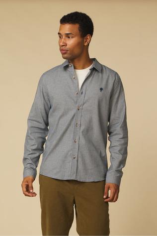 Faguo Chemise Iraty Shirt Woven Light Blue/Stripes