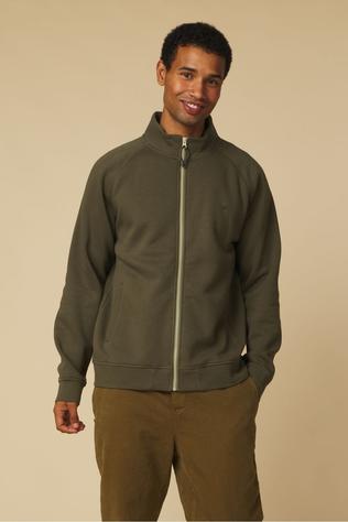 Faguo Cardigan Horte Sweat Knit mid khaki