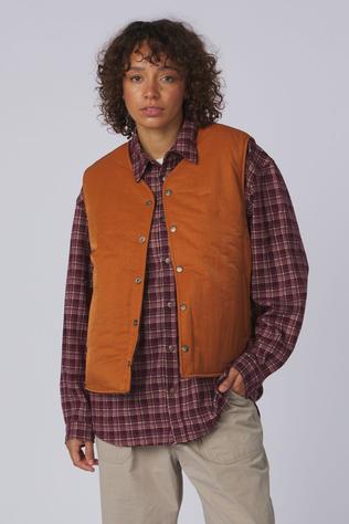Bodywarmer Reversible Nylon Check Vest