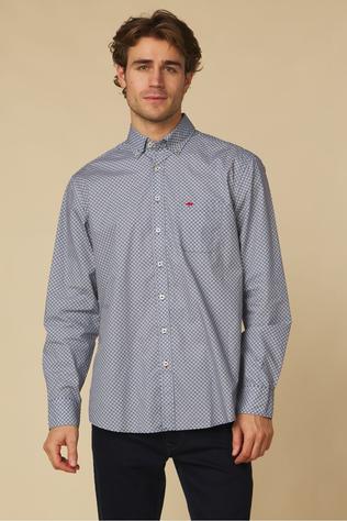 Fynch-Hatton Chemise 16108800 Ink Blue