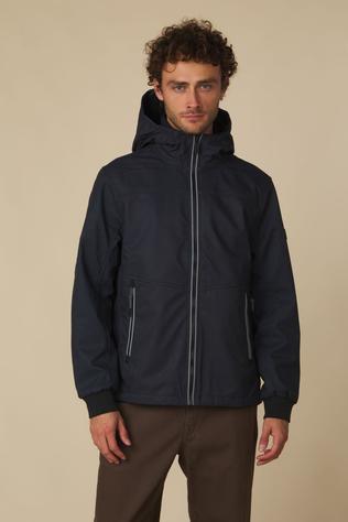 Tom Tailor Veste 1050933 Black Grey Twill Line Design