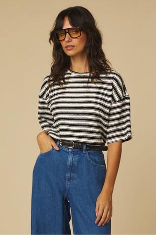 MSCH Copenhagen T-Shirt Cessalia Egret/Black