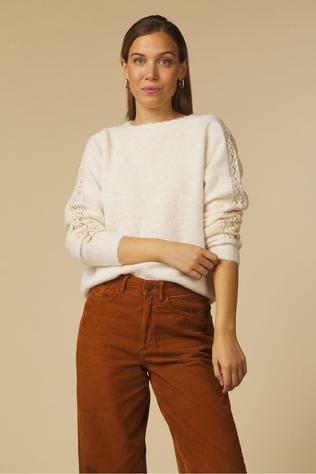 Pull Hilde Boatneck Lace