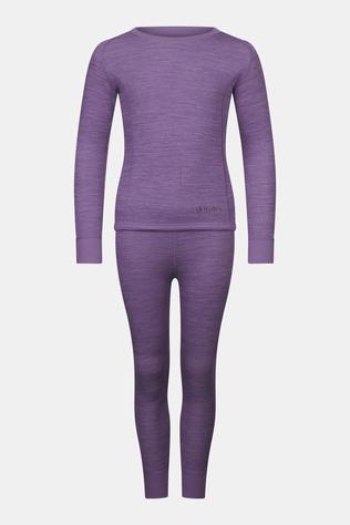 Zigzag Set De Sous-Vêtement Pattani Wool Underwear Set Grape Compote