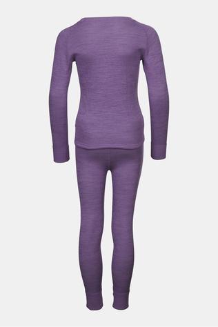 Zigzag Set De Sous-Vêtement Pattani Wool Underwear Set Grape Compote