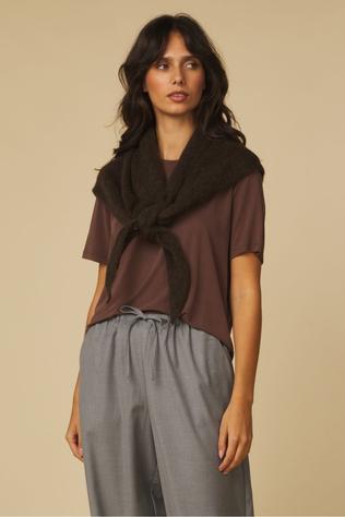 Yerse T-Shirt Lorena45 Chocolate