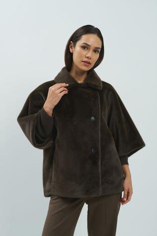 Manteau Oversized Reversible Faux Fur Sleeveless Jacket