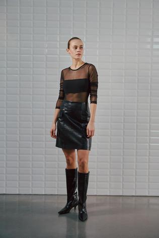T-Shirt Nora Mesh Body Stocking