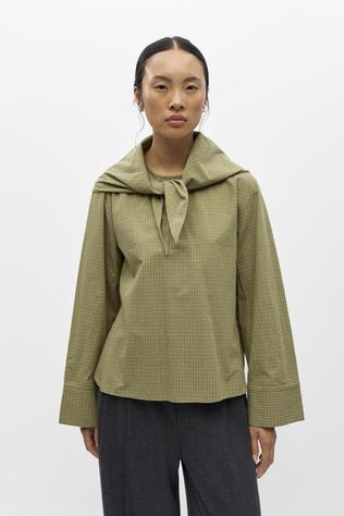 Object Blouse Vonne Bronze Green