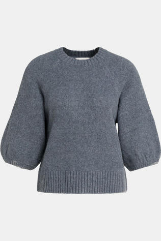 Pull Sweater With Textured Sleeves
