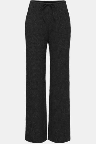 Only Pantalon Milla Black Detail:Silver Lurex