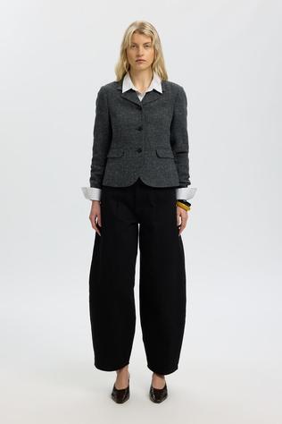 Selected Jeans Slwbarrel Loose Nanet Black Black Denim