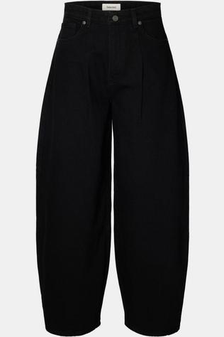 Selected Jeans Slwbarrel Loose Nanet Black Black Denim