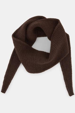 Tom Tailor Écharpe Bandana Scarf Cool Dark Brown Melange