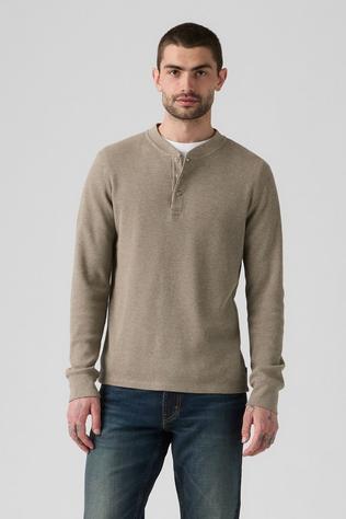 Long Sleeve T-Shirt Ls Thermal 3 Bttn Henley